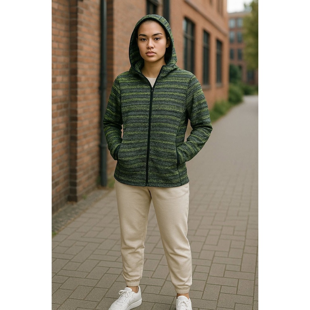 Therma Fit Green Athleisure Full Zip Activewear Jacketβ Women's XL